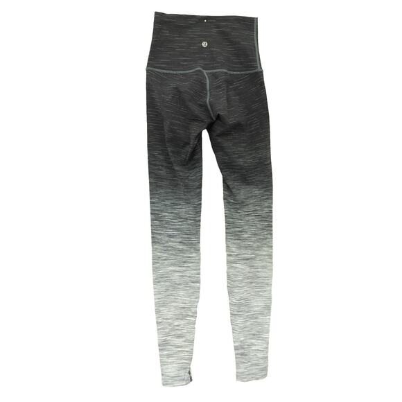 Lululemon Athletica Women's leggings Size 4 Color black and gray - Picture 3 of 8
